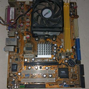 Old AMD Desktop Motherboard + CPU Combo