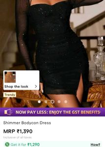 Sparkling Black dress