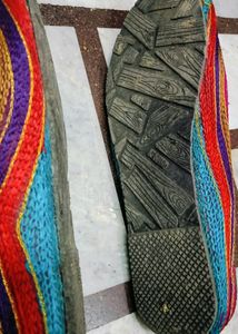 Multicolor Punjabi Jutti Cum Belli ✔️