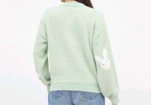 Cute Bunny Print Sweater
