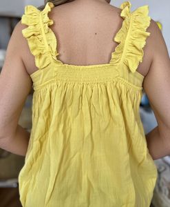 Yellow Button-Down Dress
