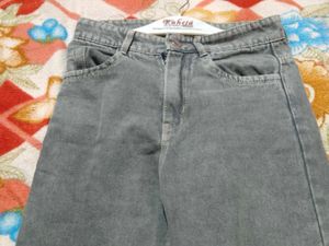 Gray Denim Jeans