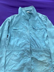 Aqua Blue Casual Jacket