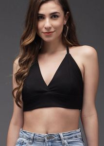 Black Halter bralette