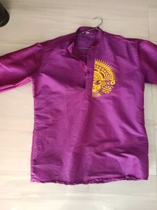 Men&#39;s Purple Kurta