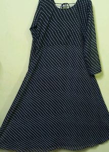 New/Unused Black Anarkali With Dupatta