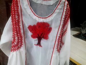 Embroidered Tree Top