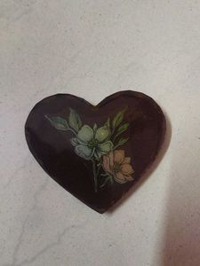 Resin Feather Floral Tray &amp; Paperweight