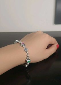 Gemstone Charm Bracelet