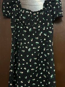 Floral Print Mini Dress