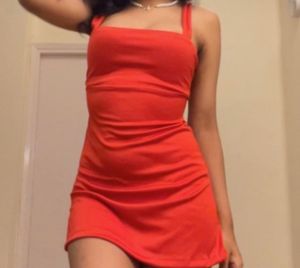 Red Cute Trendy Dress