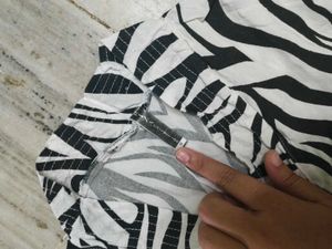 Zebra Print short  Top