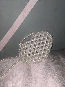 Beaded Heart ❤️ Shape Bag