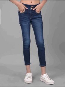 Dark Blue Denim Jeans