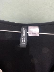 H&amp;M Draped Chiffon Dress