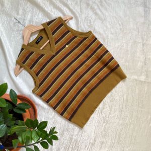 🎄EOS SALE 🎄 Striped Knit Vest Top