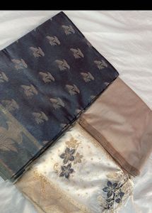 Banarasi Blue Suit