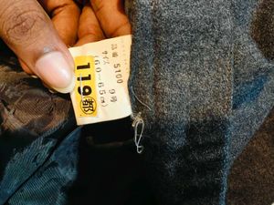 Vintage Button-Down Midi Skirt Grey