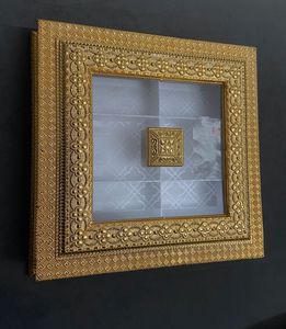 Gold Dry fruit Decorative Box
