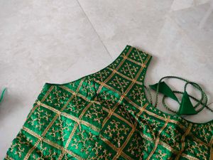 Green Embroidered Blouse 💚