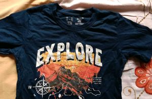Blue Explore T-Shirt for boys
