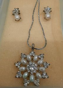 Beautiful Silver Color Necklace Set🤩✨