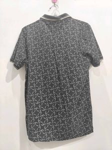 Patterned Polo Shirt