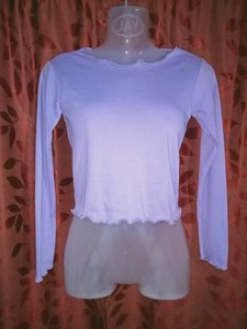 Full Sleeve Lavender Top
