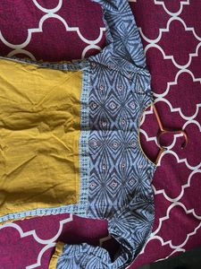 Geometric Print Kurti