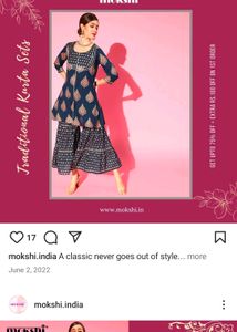Mokshi Brand Sharara Set