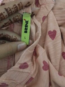 Heart Print Lounge Half Pants