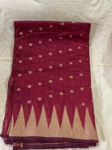 Elegant Maroon Saree