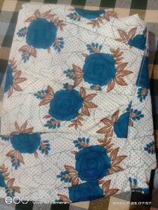 Teal Floral Embroidered Kurti