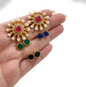 Changeable Ear Studs Round Shape