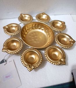 Set Of 2 Diya Urli (Combo)