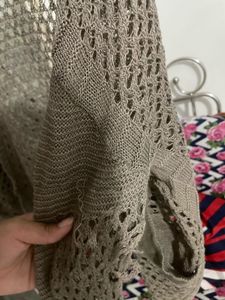 Crochet Knit Cardigan