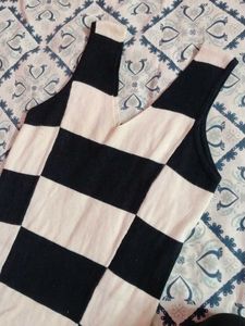 Black And White Bodycon Dress