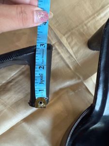 Black Heeled Mules