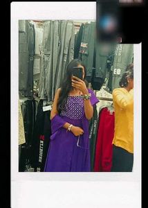 Elegant Purple Kurti Plazzo Set