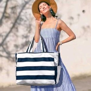 Striped Tote Bag
