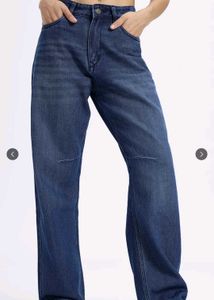 Wide Leg Denim Jeans