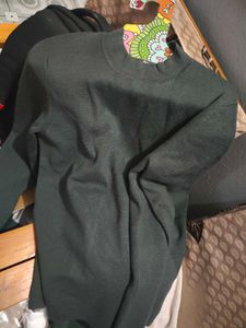 Elegant Green Turtleneck Sweater