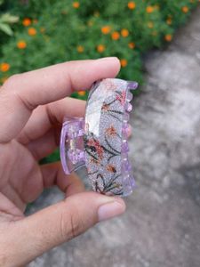 Pack Of Four Floral Hair Claw Clips