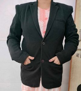 unisex Formal Black Blazer