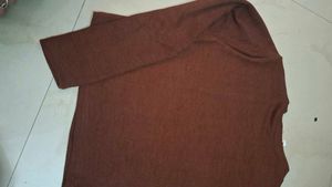 Brown Long Sleeve Top