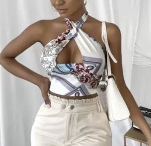 Criss Cross Neck Halter Top