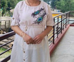 Beautiful White Kurti🌸