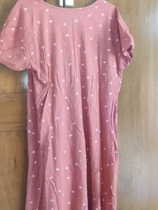 Cute Pink Starry Night Dress