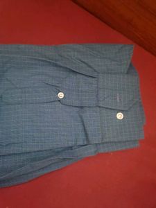 Men&#39;s Blue Checked Shirt