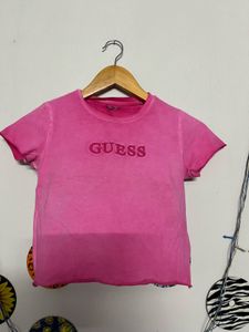 Guess Pink Graphic Tee
